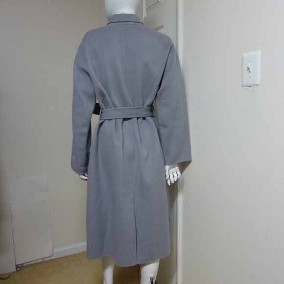 Theory Wool & Cashmere-Blend Robe Coat - Picture 9 of 10